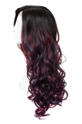 Peruca Vicky Ombre Multicolor Burgundy